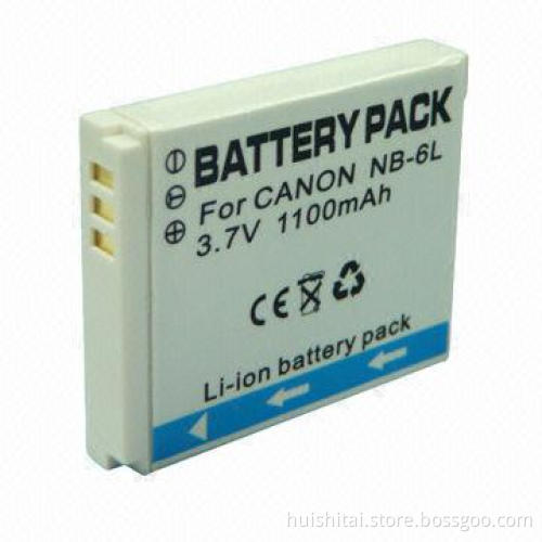 Camera Batteries for Canon, with 3.7V Voltage, 1,100mAh Capacity and CE/RoHS Marks